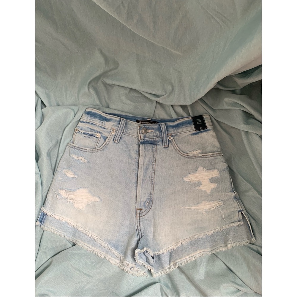 Abercrombie & Fitch High Rise Jean Shorts